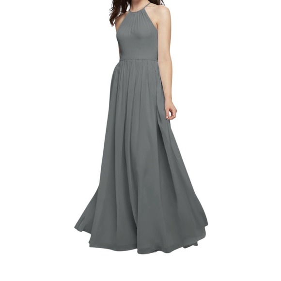 H&M Dresses & Skirts - H&M Conscious Maxi Dress Women‎ Size 6 Gray Formal Wedding Elegant Sleeveless